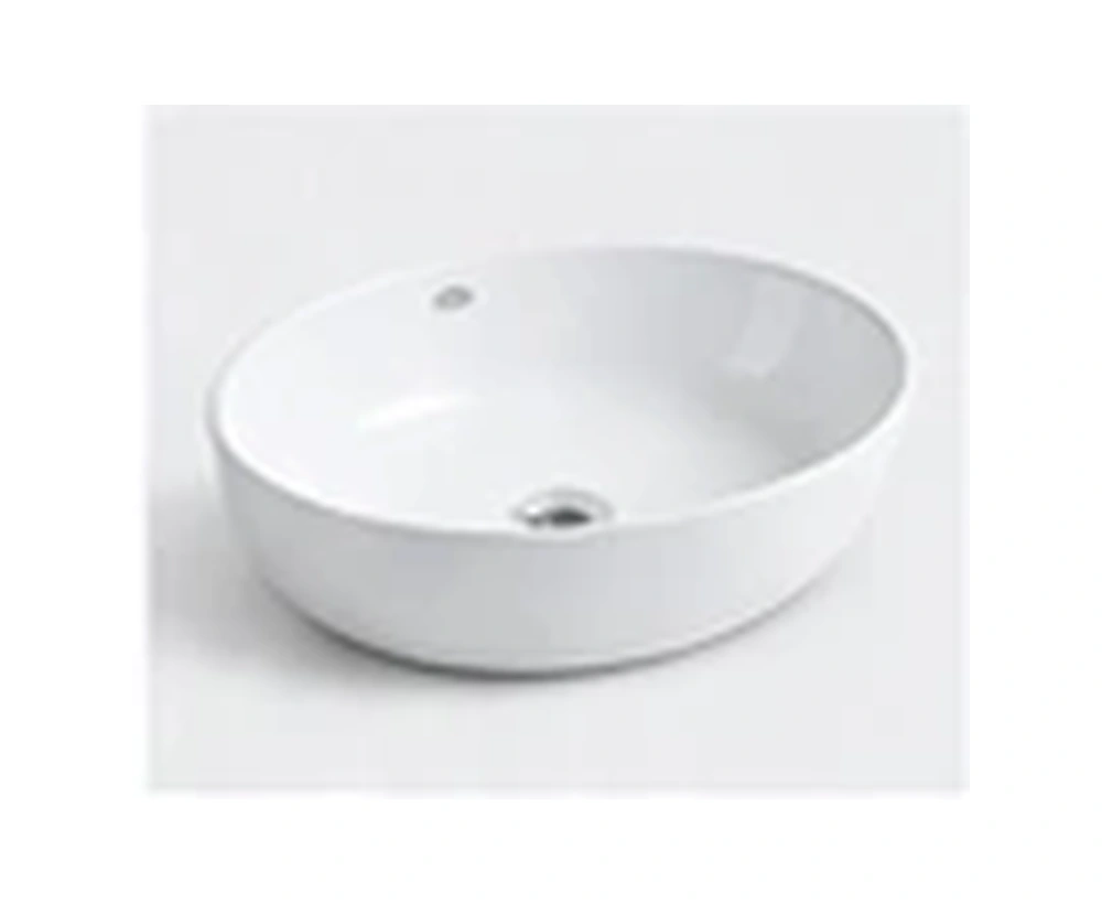 Oval white countertop basin model 702